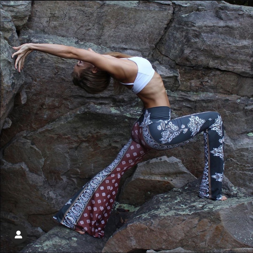 Om Collection Sri Yantra Bell Bottoms